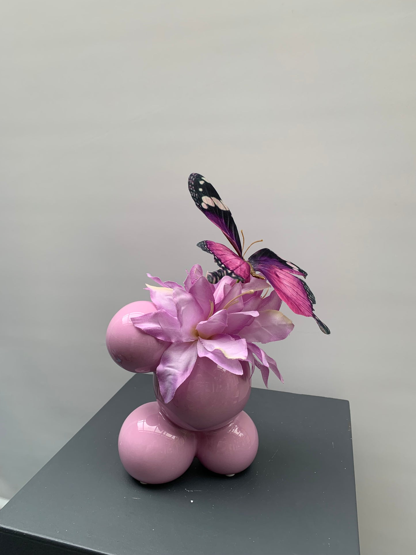 A purple butterfly