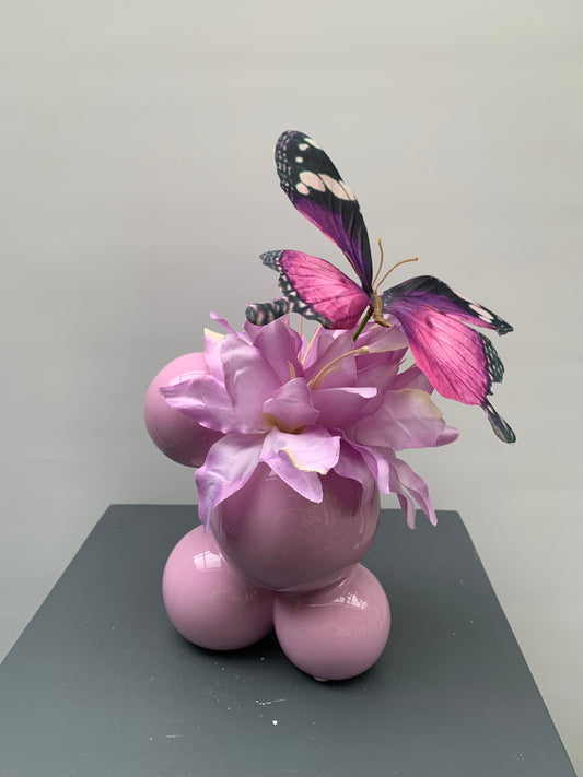 A purple butterfly